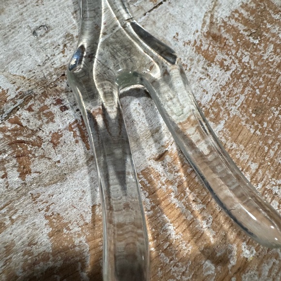 Vintage Anchor Hocking Glass Serving For And Spoon - Picture 6 of 7